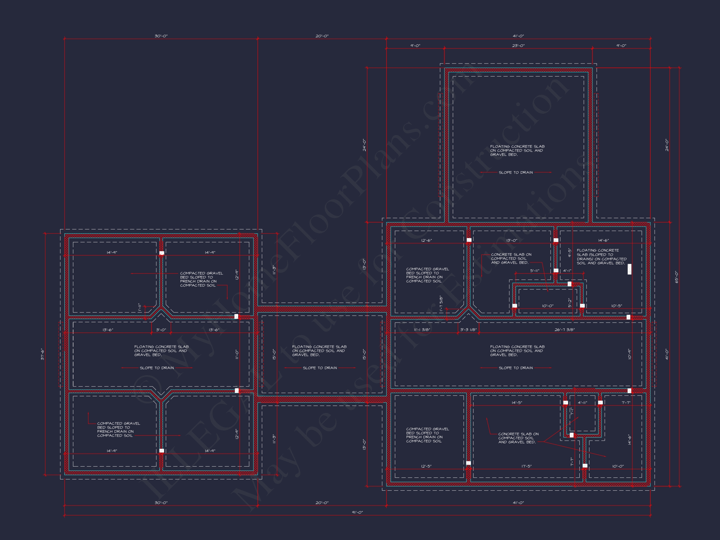 Horse Stable House Plan with 4-Bay Garage & Breezeway