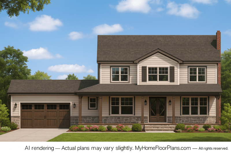 IMPORTANT Make the house as realistic as possible, landscape orientation, and display entire house. Do not cut off right or left side of house!