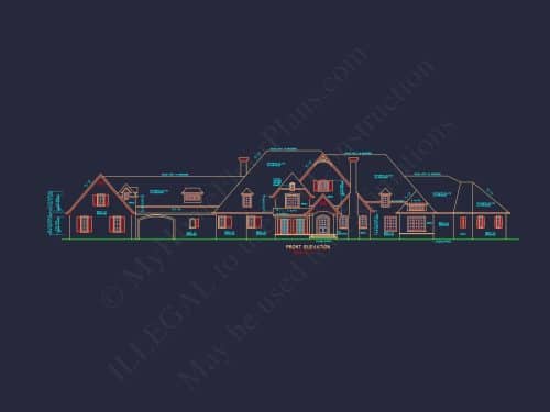 Luxury-Home-Plan-with-CAD-DesignsBlueprints-2-Floors