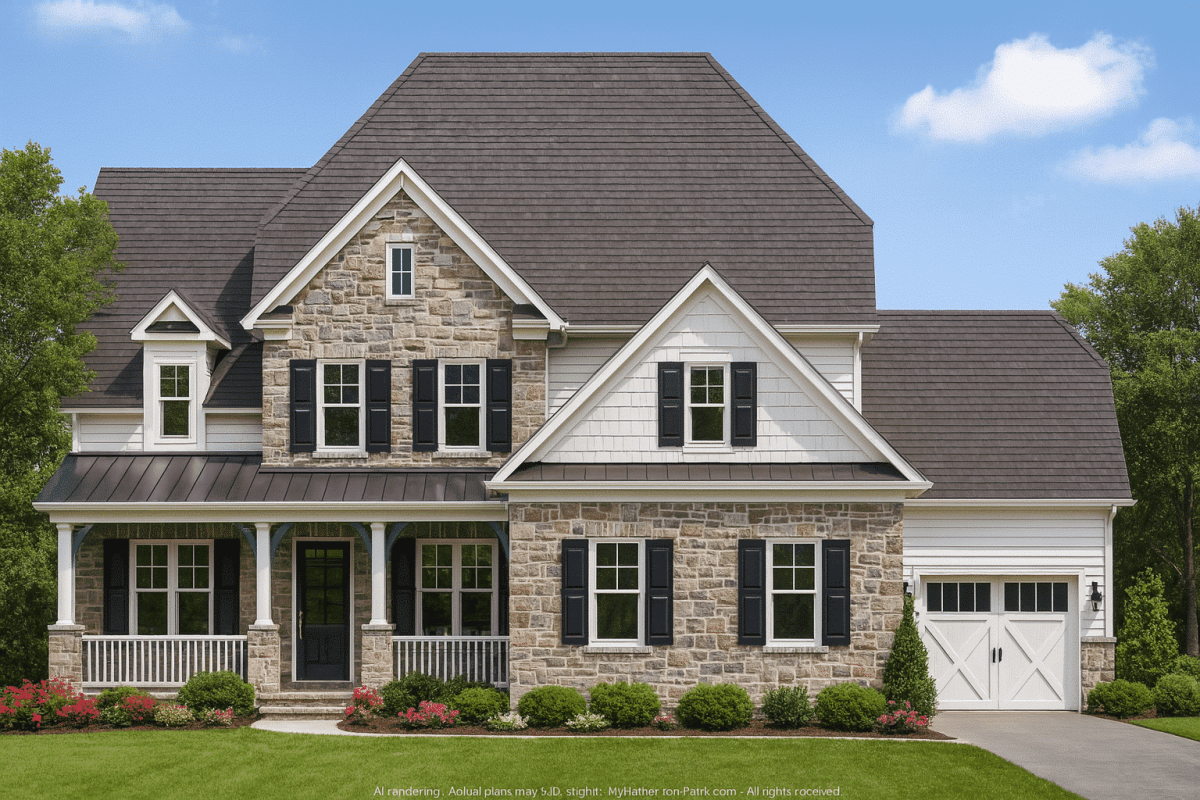 Luxury House Plan with Sloped Lot Design, CAD Blueprints & Grand Layout