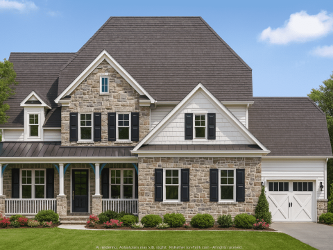 Luxury House Plan with Sloped Lot Design, CAD Blueprints & Grand Layout