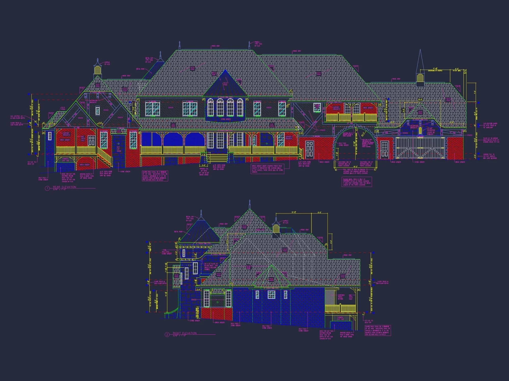 Luxury Victorian Home Floor Plan with Grand Architecture & CAD Blueprints