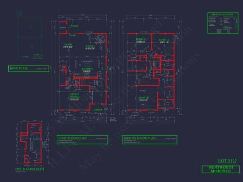 Modern Colonial Revival House Plan with 2 Floors and Open Design