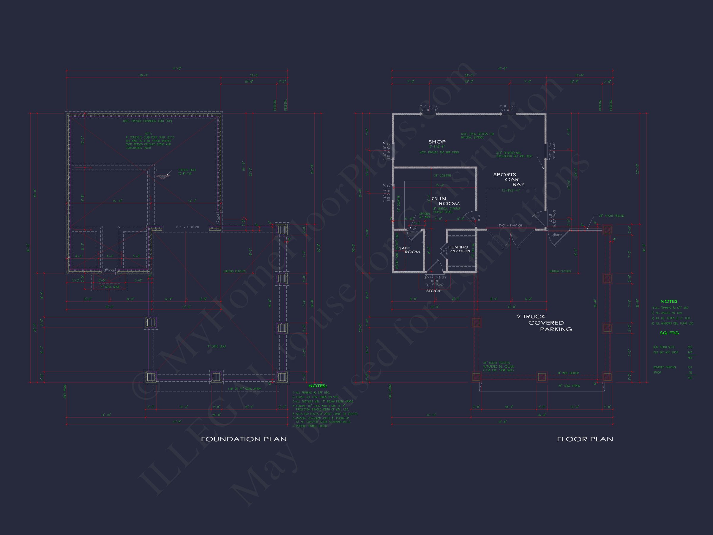 Versatile House Plan with Garage Workshop & Vaulted Ceilings