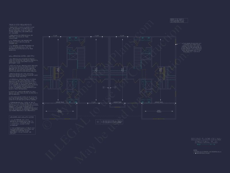 Beautiful Duplex Home Design with Functional CAD Blueprint