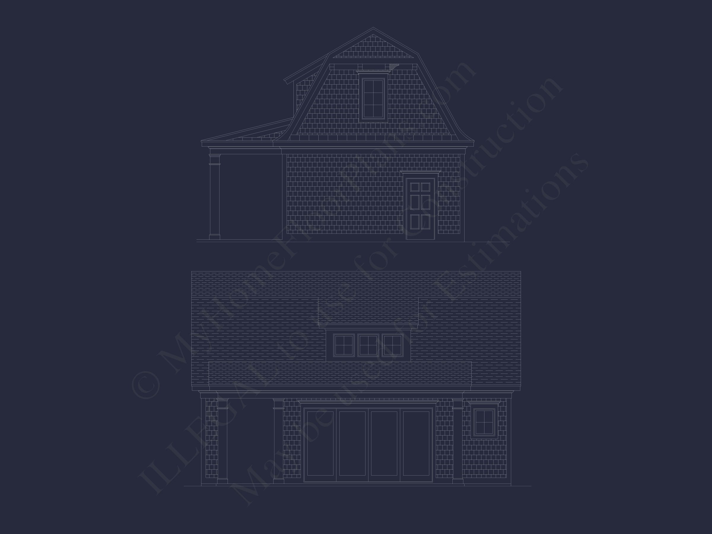 Pool House Home Plan with Loft & Open Floor Plan Designs