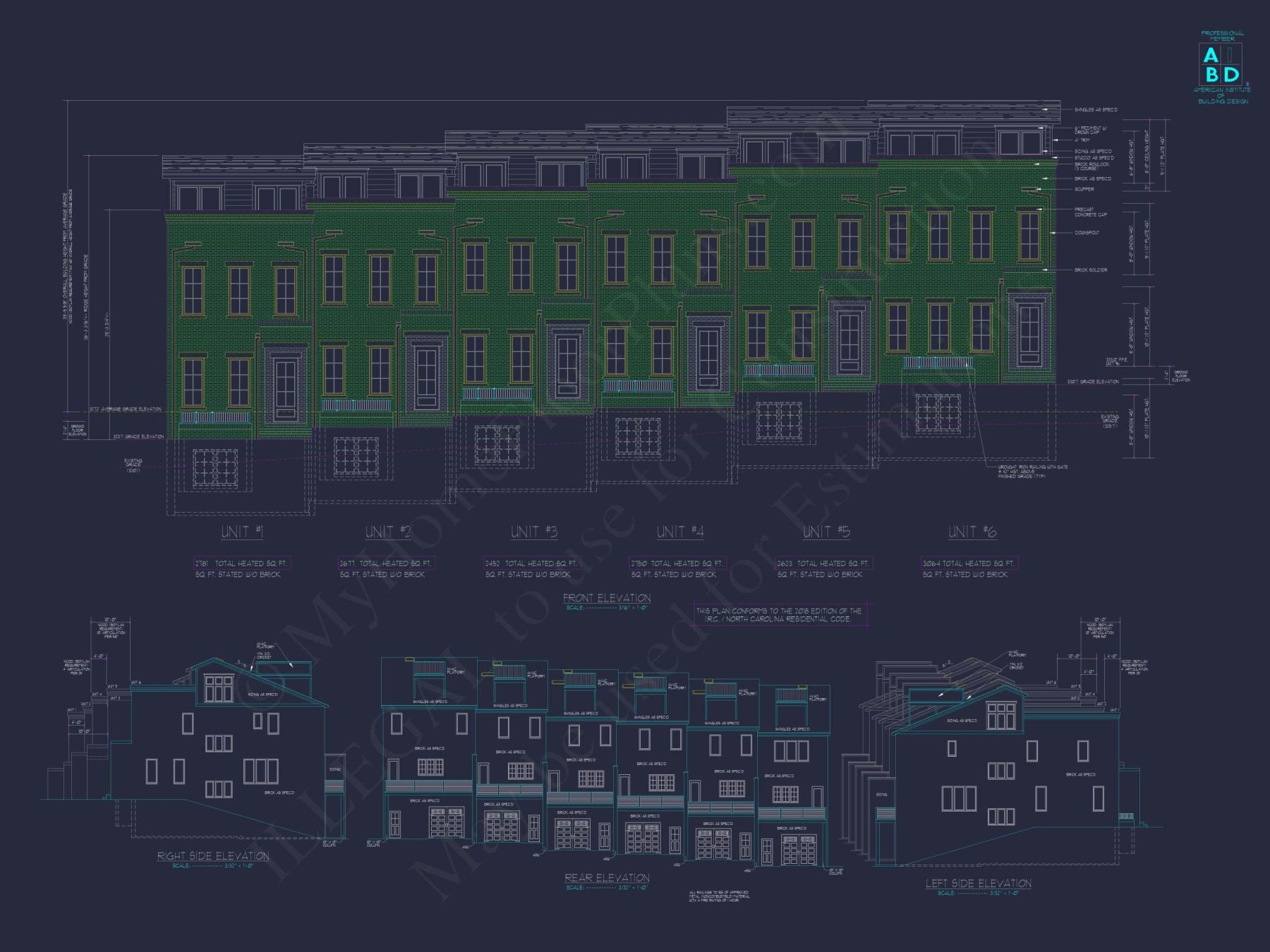 Elegant Multi-Level Home Plans: Floor Blueprints and CAD Designs