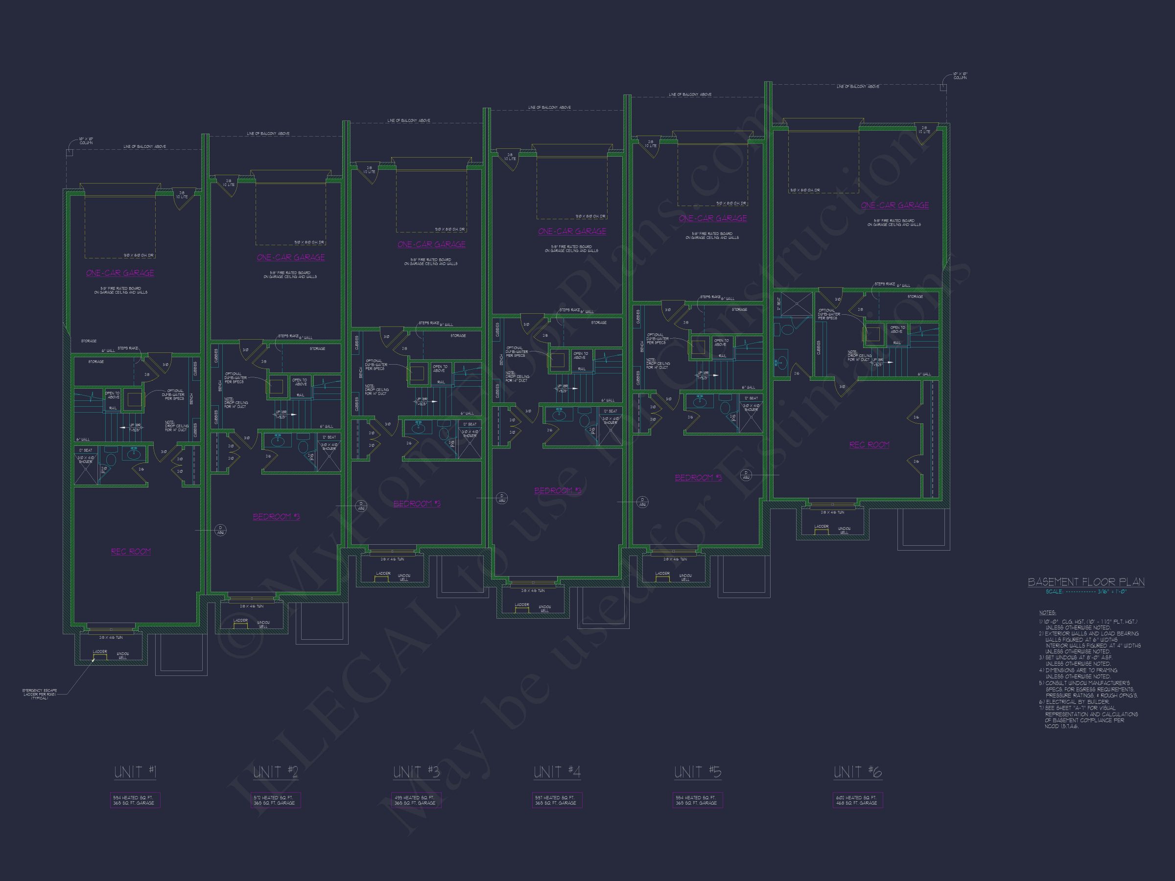 Elegant Multi-Level Home Plans: Floor Blueprints and CAD Designs
