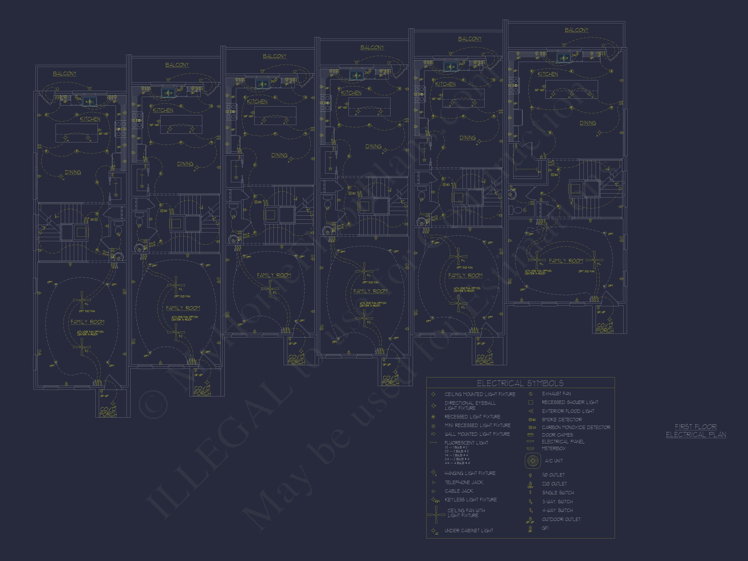 Elegant Multi-Level Home Plans: Floor Blueprints and CAD Designs