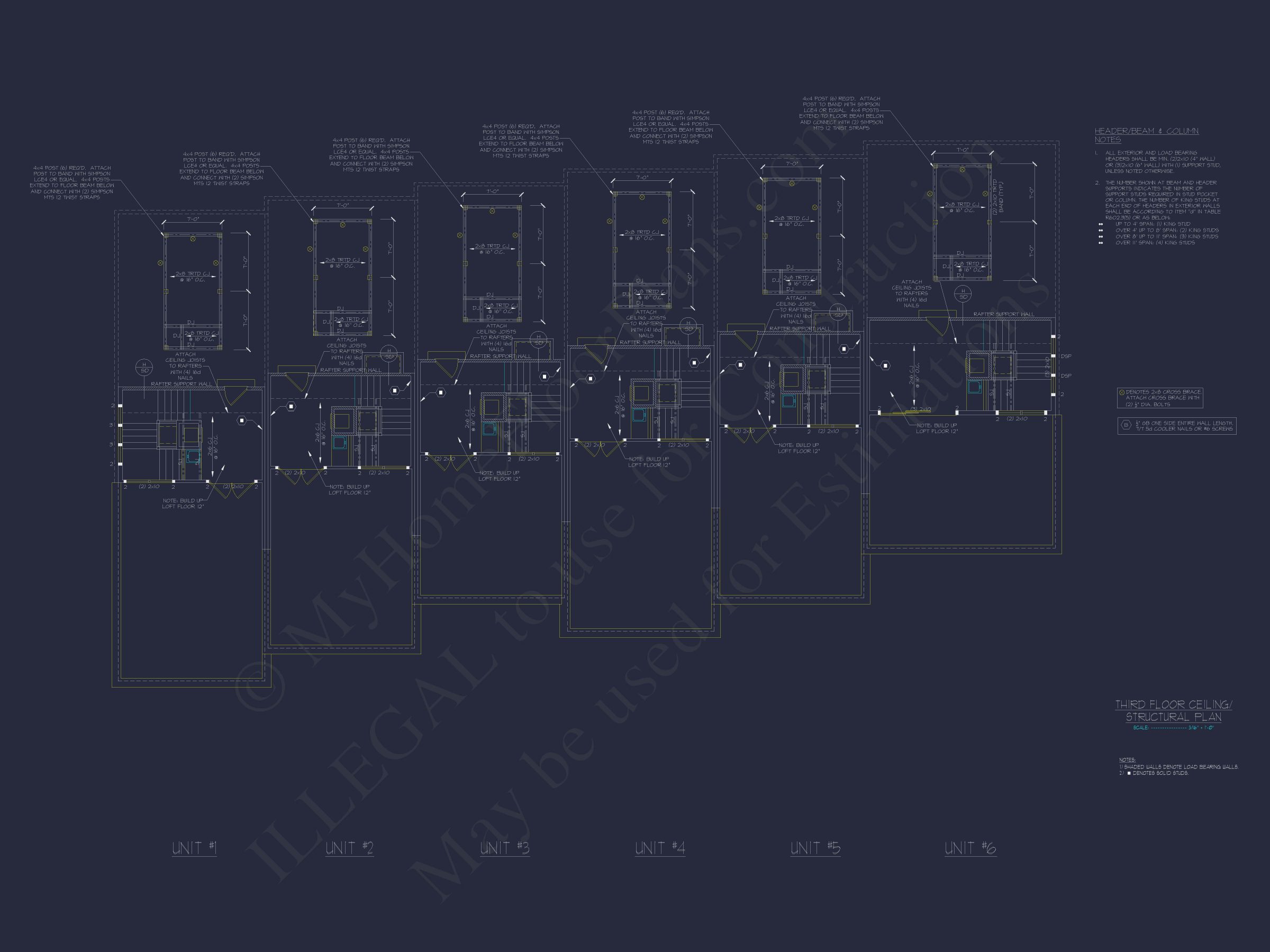 Elegant Multi-Level Home Plans: Floor Blueprints and CAD Designs