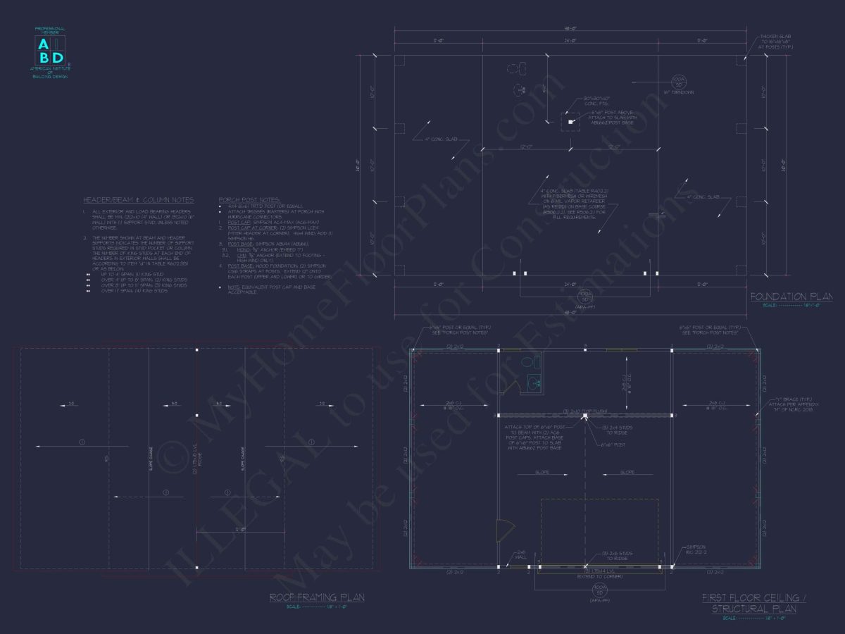 Modern Garage & Workshop Home Plan with Functional Layout and CAD Files