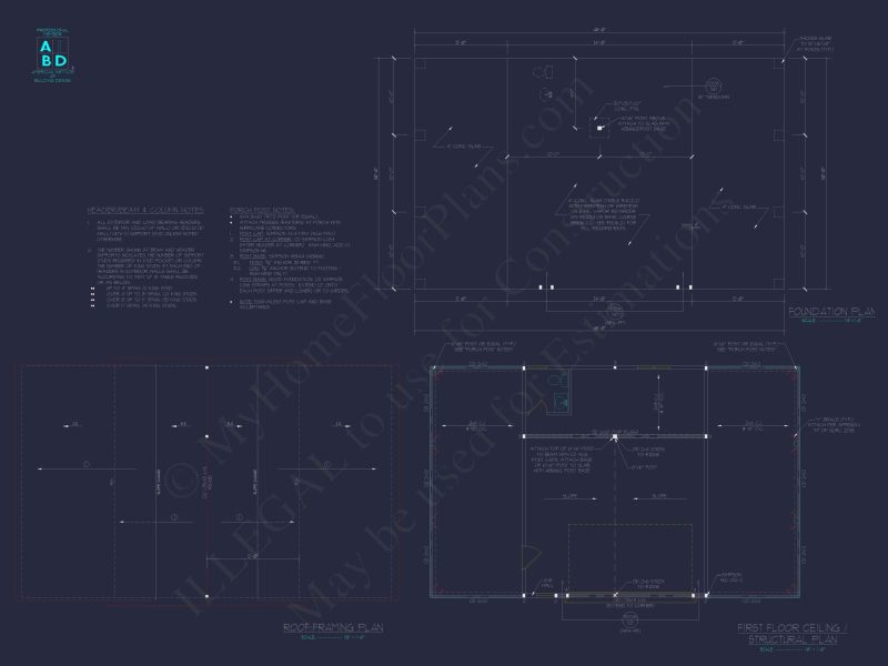 Modern Garage & Workshop Home Plan with Functional Layout and CAD Files