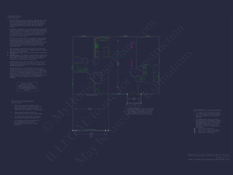 Traditional Ranch Home Plan with Open Floor Design and CAD