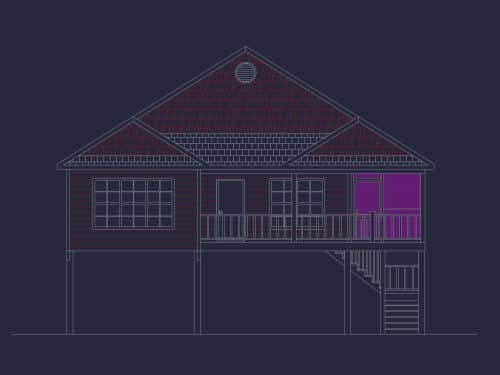 Charming Coastal Home Plan with Open Floor Layout