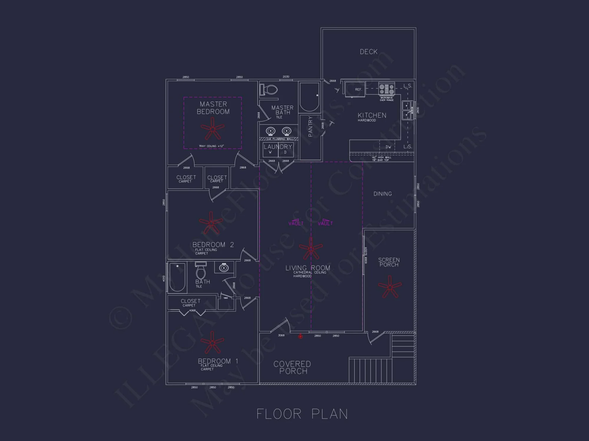 Charming Coastal Home Plan with Open Floor Layout