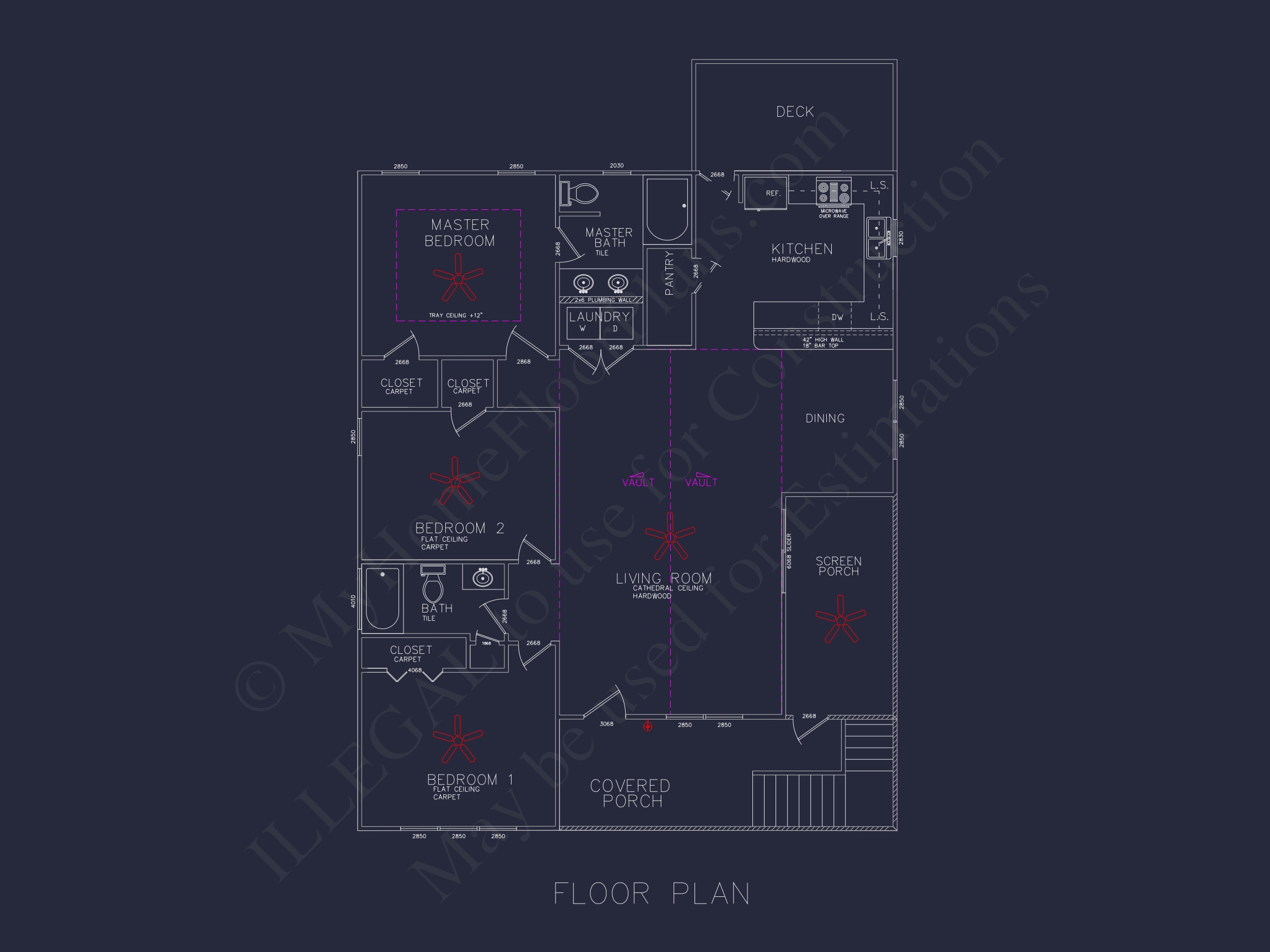 Charming Coastal Home Plan with Open Floor Layout