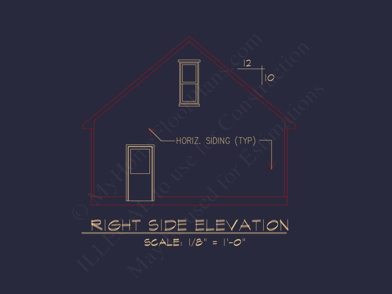 Two-Story Garage house Plan with CAD Designs and Floor Plan