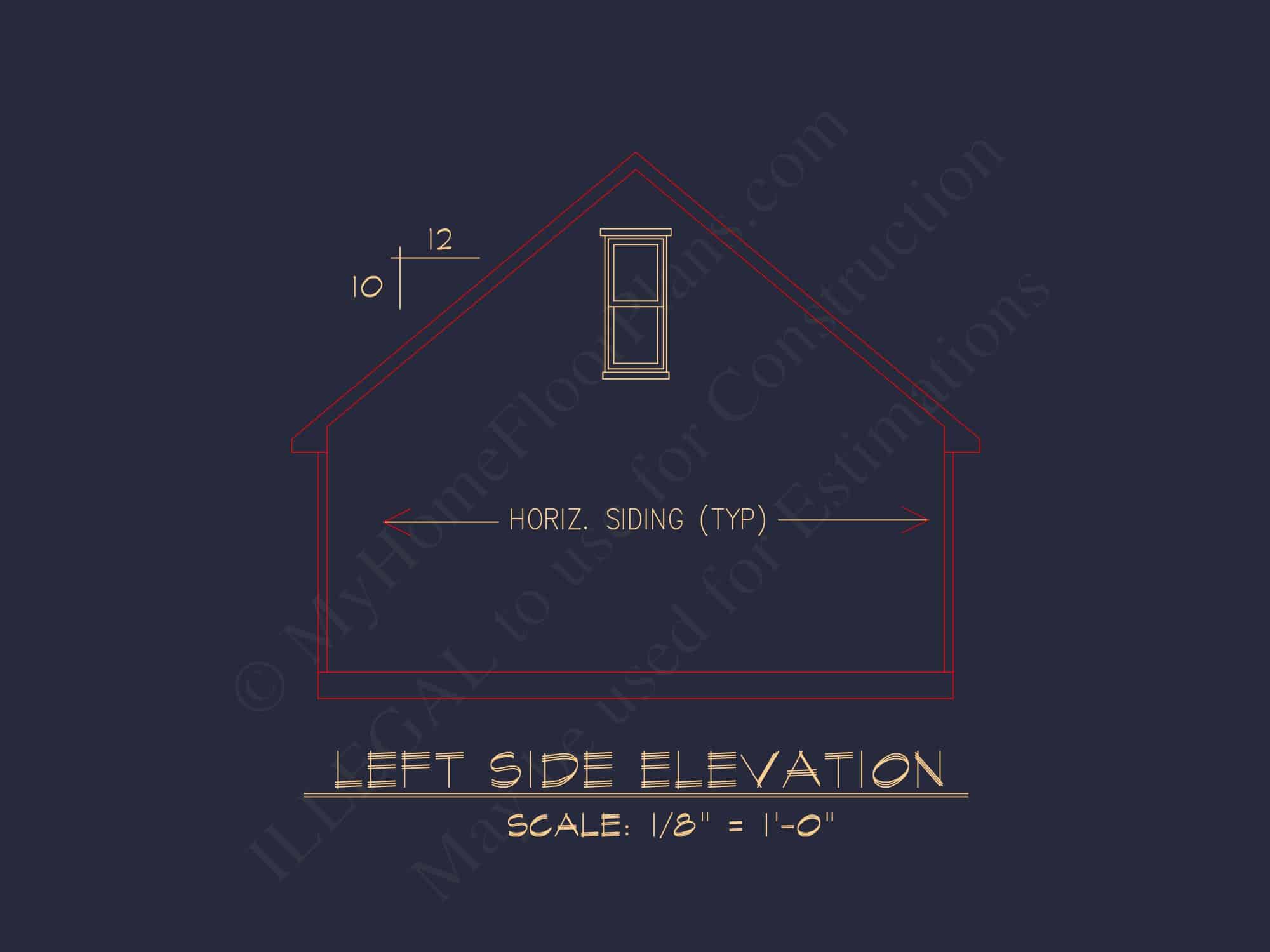Two-Story Garage house Plan with CAD Designs and Floor Plan