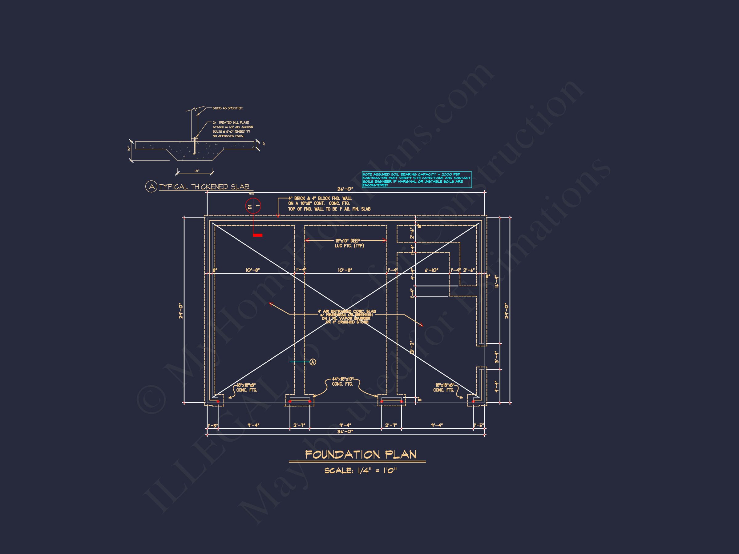 Two-Story Garage house Plan with CAD Designs and Floor Plan