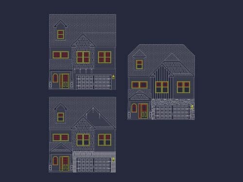 Modern 2-Story House Plan with Bonus Room & CAD Designs