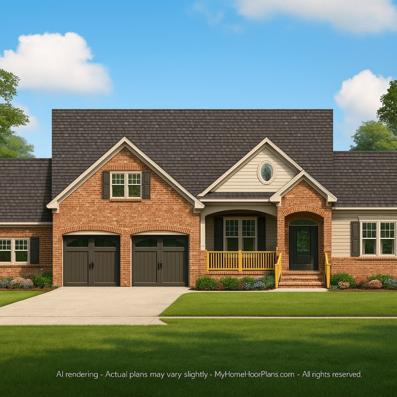 Modern 2-Story House Plan with Blueprint & CAD Designs