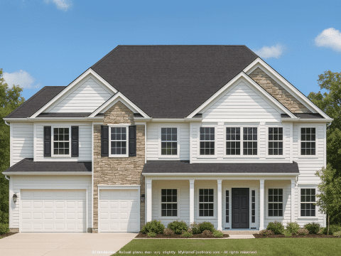 Modern 2-Story House Plan with Bonus Room & Craftsman Charm