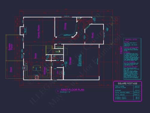 Modern 2-Story House Plan with Customizable CAD Designs
