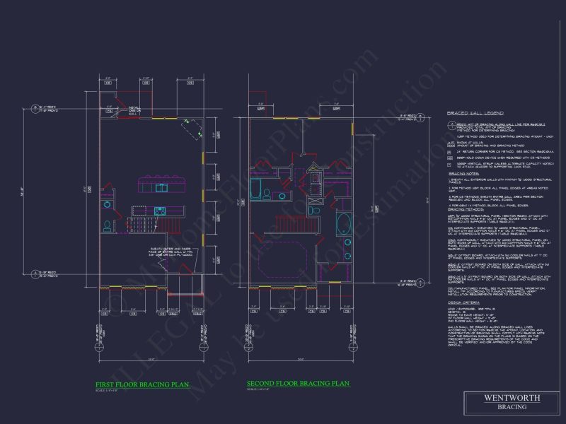 Modern 2-Story Townhome Floor Plan with Craftsman Design