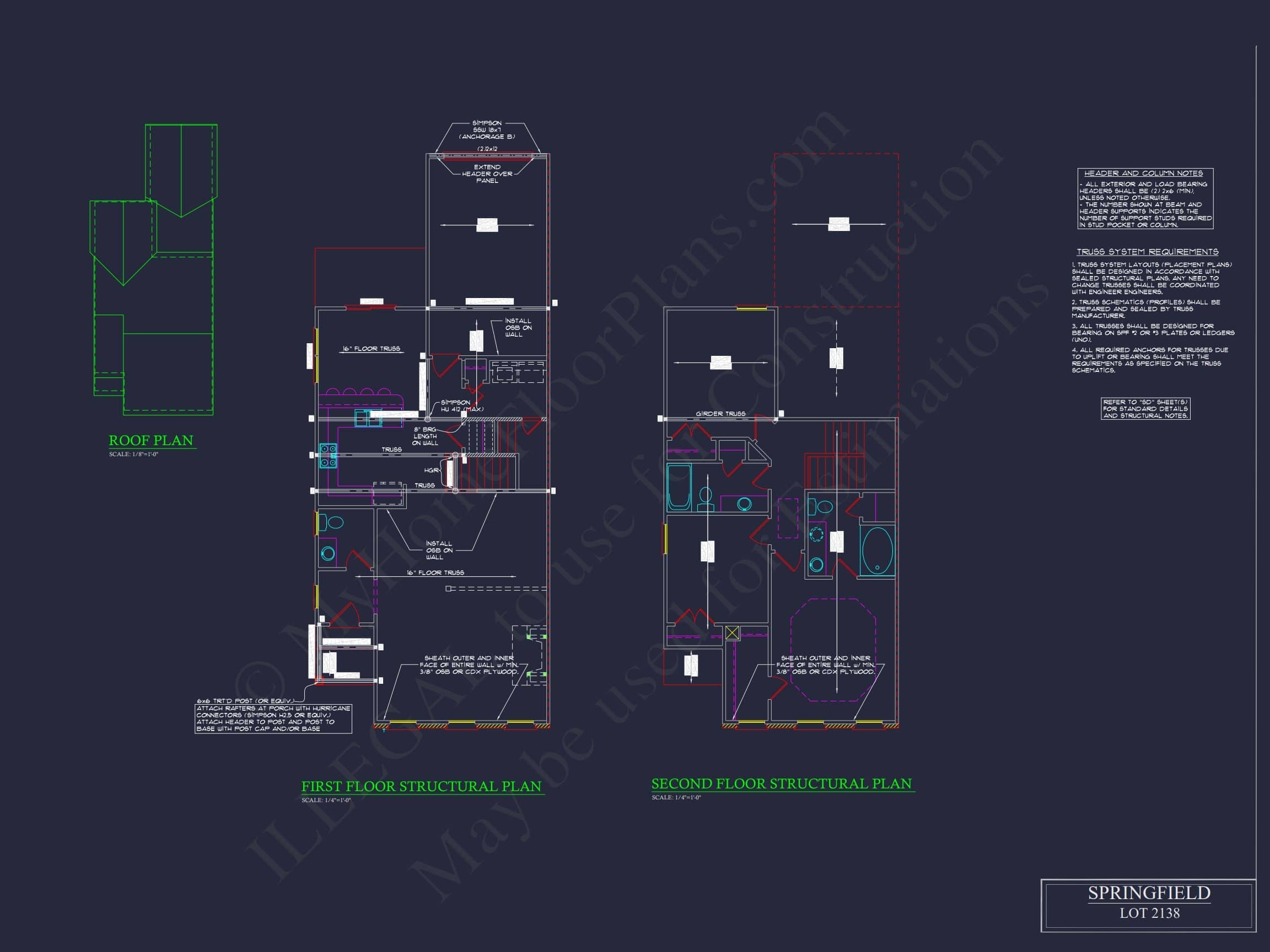 Modern 2-Story Townhome Floor Plan with Craftsman Design