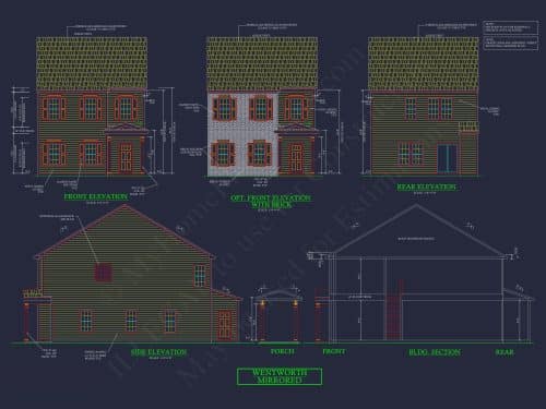 Modern 2-Story Townhome Floor Plan with Craftsman Design
