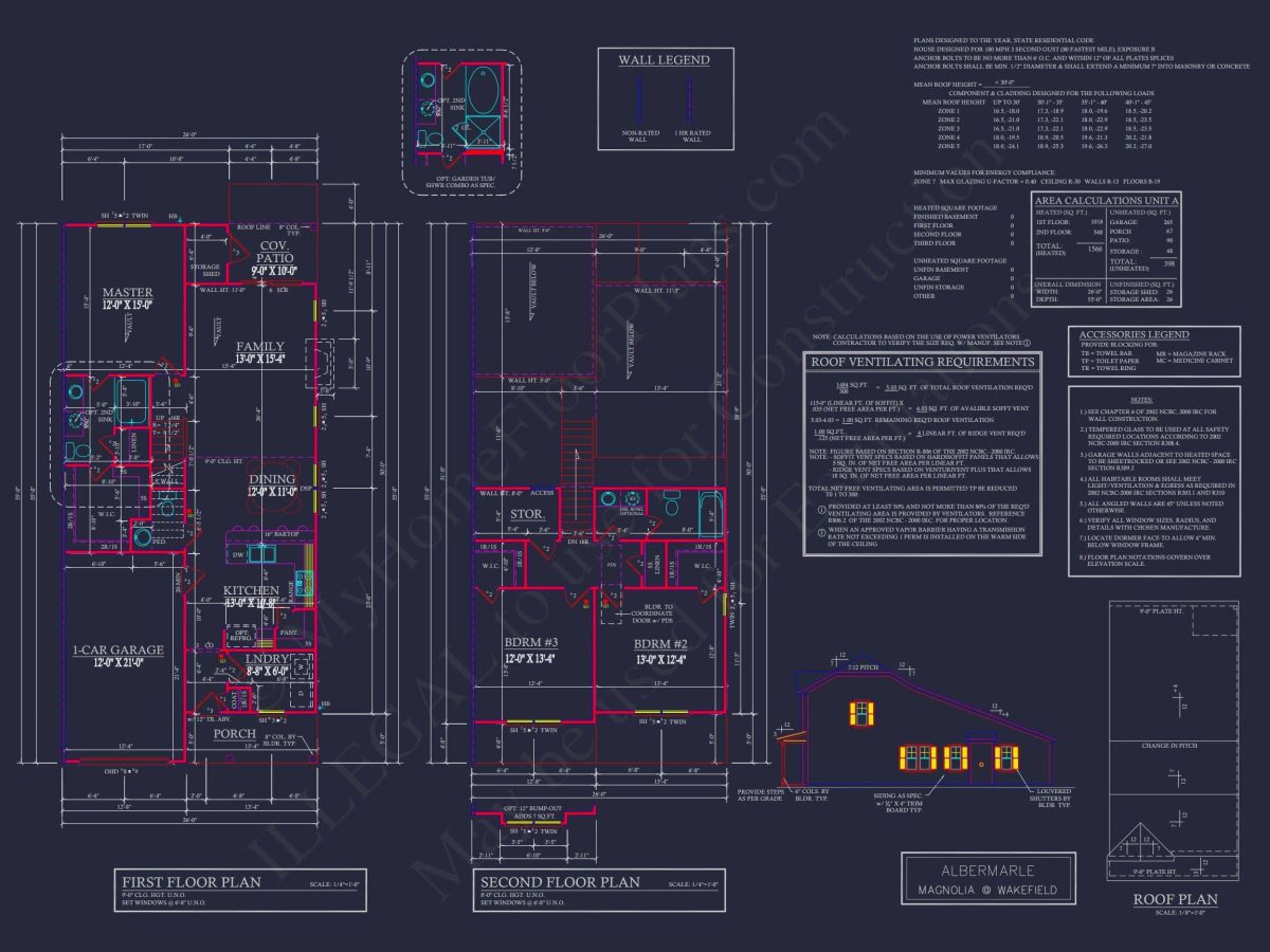 Modern 2-Story Townhome Plan with Craftsman Details