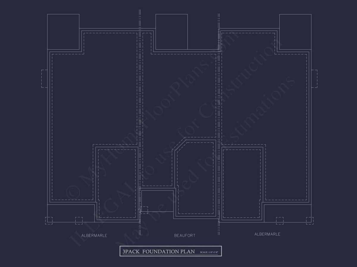 Modern 2-Story Townhome Plan with Craftsman Details