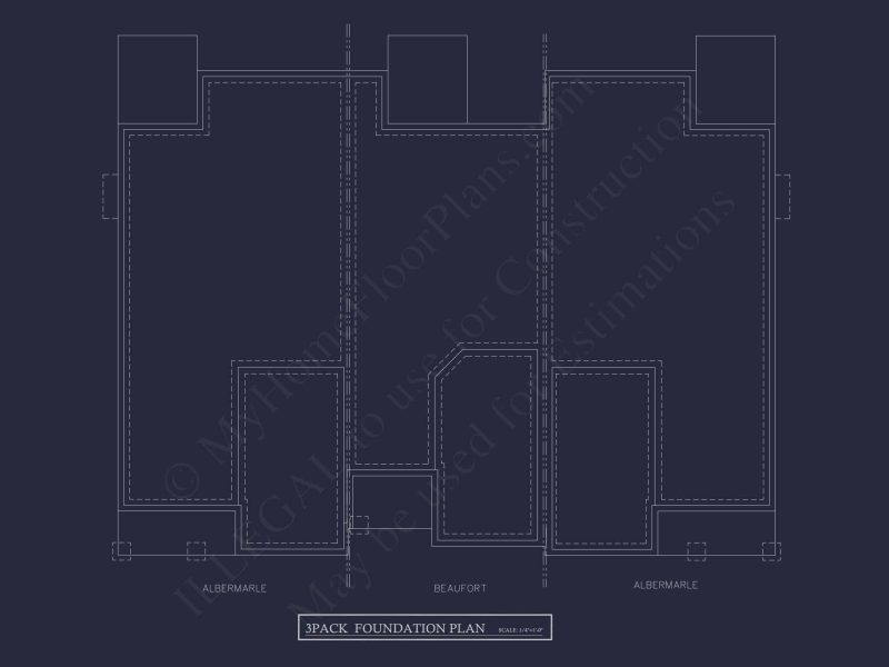 Modern 2-Story Townhome Plan with Craftsman Details