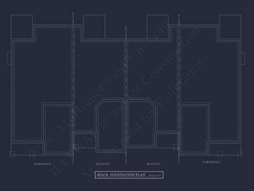 Modern 2-Story Townhome Plan with Craftsman Details