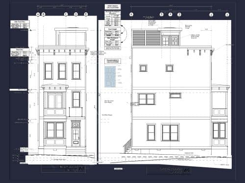 Modern 3-Story House Plan with Open Floor Layout & Roof Deck