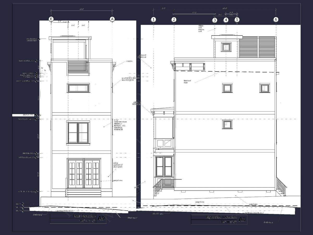 Modern 3-Story House Plan with Open Floor Layout & Roof Deck