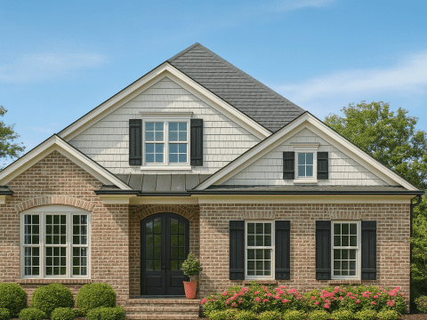 Modern CAD Home Plan with Basement & Outdoor Porches