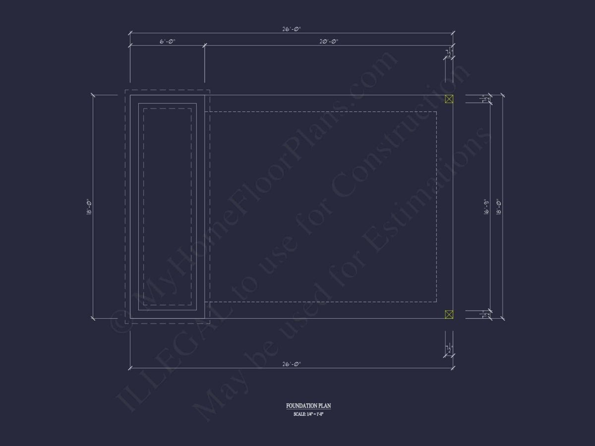 Modern Carport House Floor Plan Sleek 2-Bay Design with CAD Files
