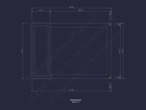 Modern Carport House Floor Plan Sleek 2-Bay Design with CAD Files