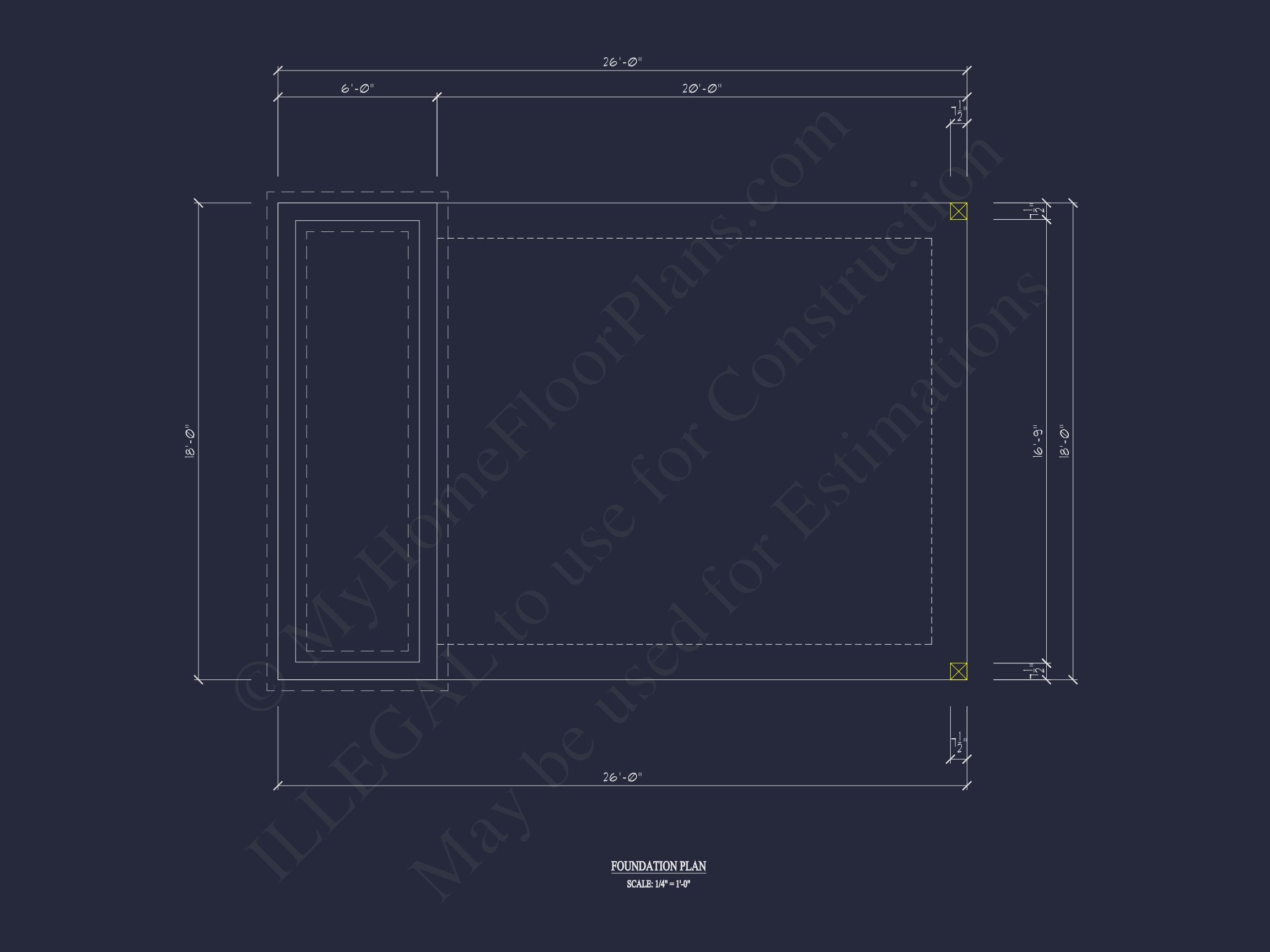 Modern Carport House Floor Plan Sleek 2-Bay Design with CAD Files