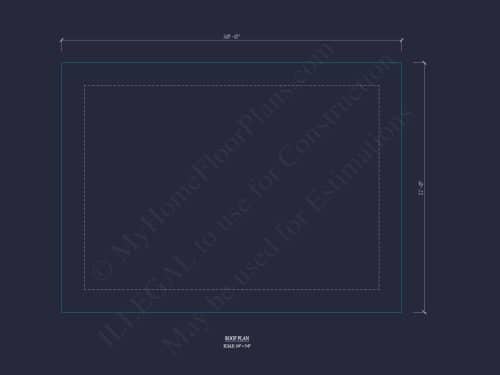 Modern Carport House Floor Plan Sleek 2-Bay Design with CAD Files