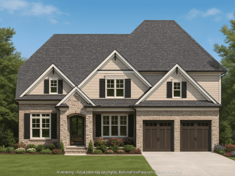 Modern Craftsman Home Plan with Spacious Floor Designs
