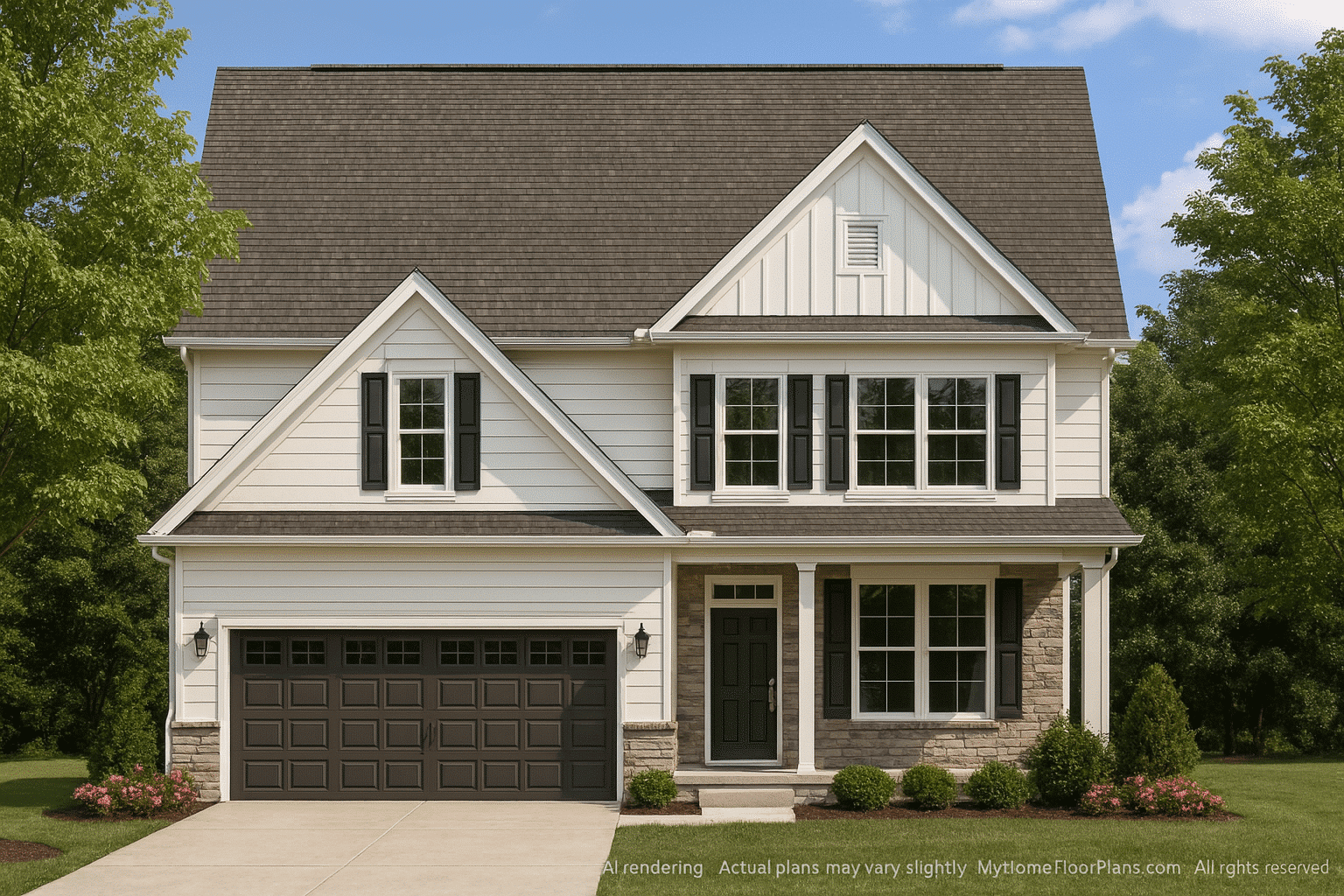 Modern Craftsman Home Plan with Spacious Floor Layout and CAD Designs