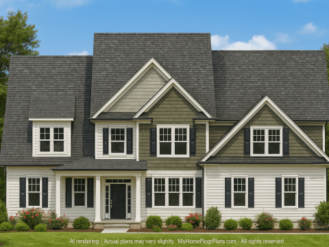 Modern Craftsman Home Plan with Versatile Floor Designs