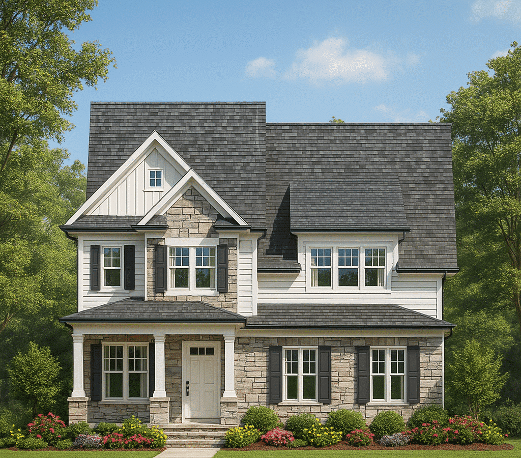 Modern Craftsman House Plan Elegant 2-Story Design with CAD Blueprints