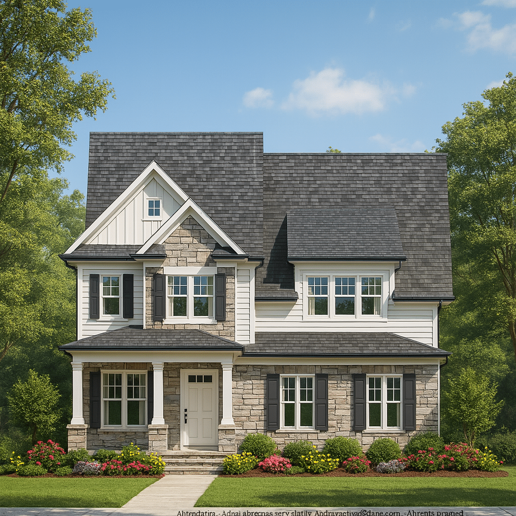Modern Craftsman House Plan Elegant 2-Story Design with CAD Blueprints