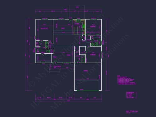 Modern Craftsman House Plan with 3 Bedrooms and Open Layout