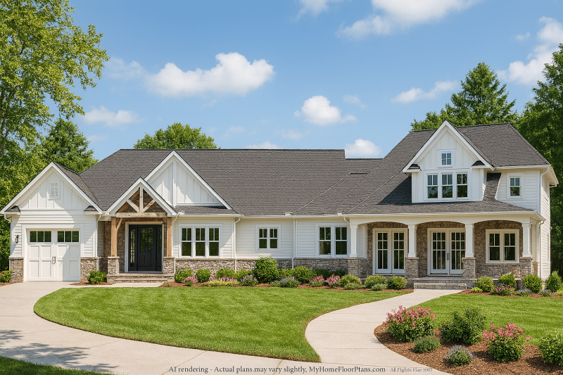 Modern Home Floor Plan with CAD Designs and Luxury Blueprints