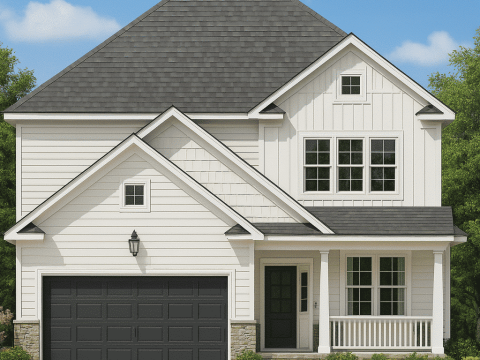 Modern Home Plan with CAD Designs, Floor Plans, and Blueprint