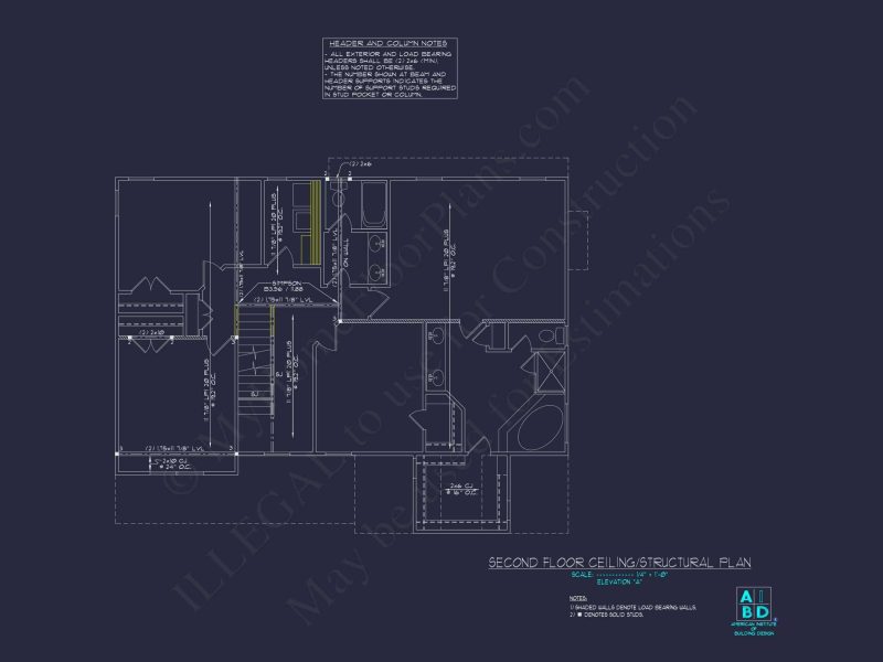 Modern Home Plan with Detailed Floor Designs and CAD Blueprints